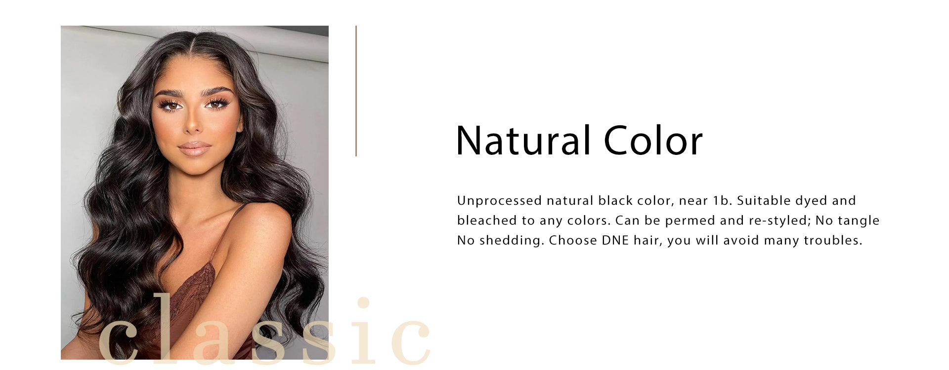 dne hair store 13x4 lace front wig body wave wig natural color human hair wig product details page about natural color description pictureweb display