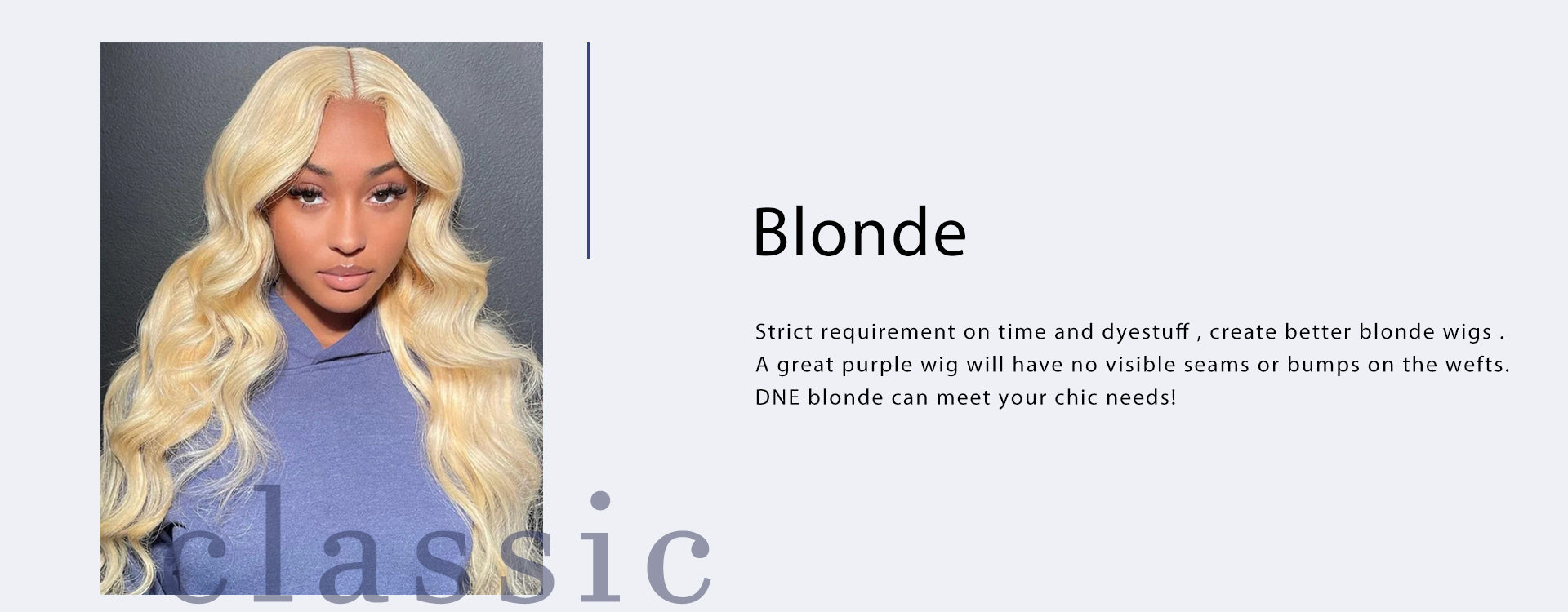 dne hair store lace front wig blonde body wave wig product detailes page about blonde color description web display