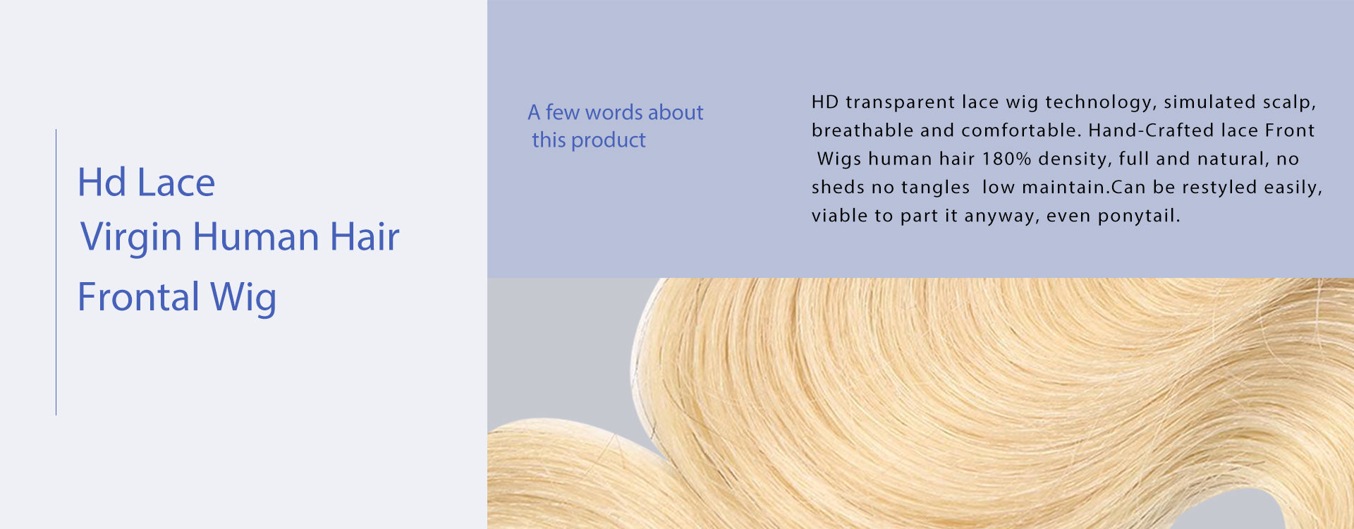 dne hair store lace front wig blonde body wave wig product detailes page about hd lace human hair frontal wig description web display