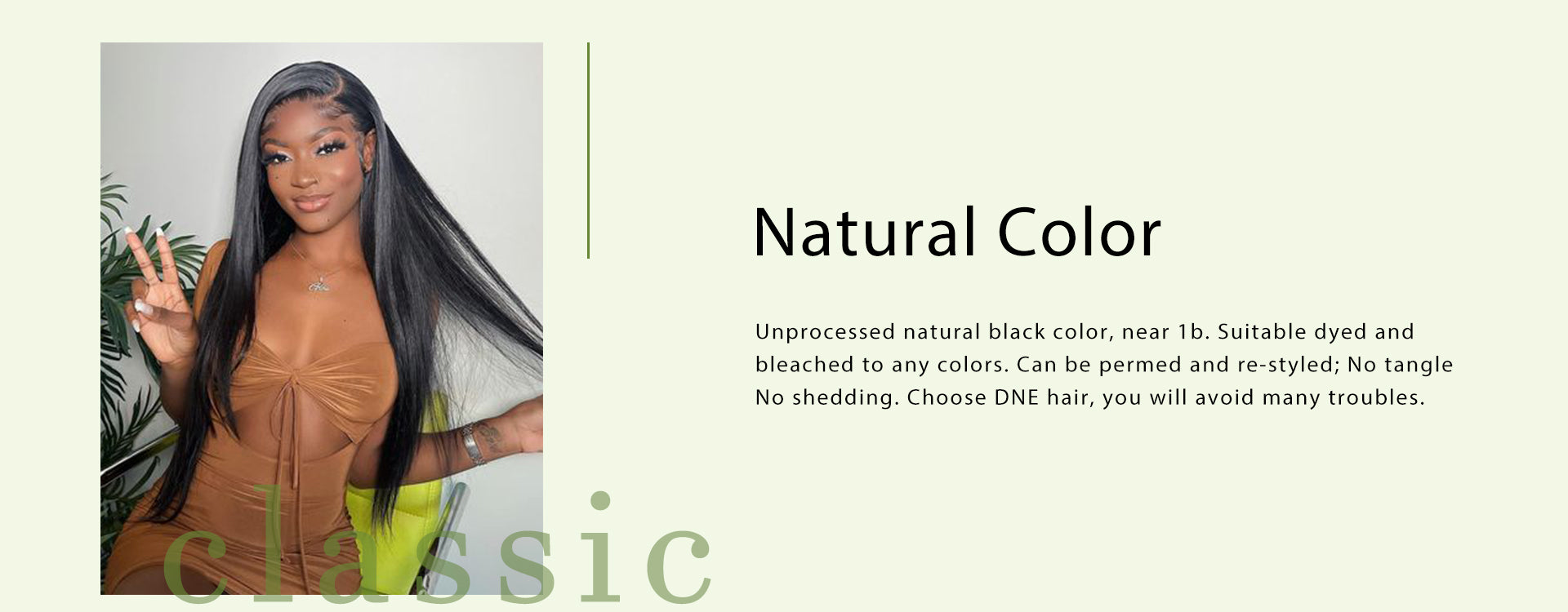 dne hair store product 4x4 lace closure wig straight hair natural color discription picture post on details page web display