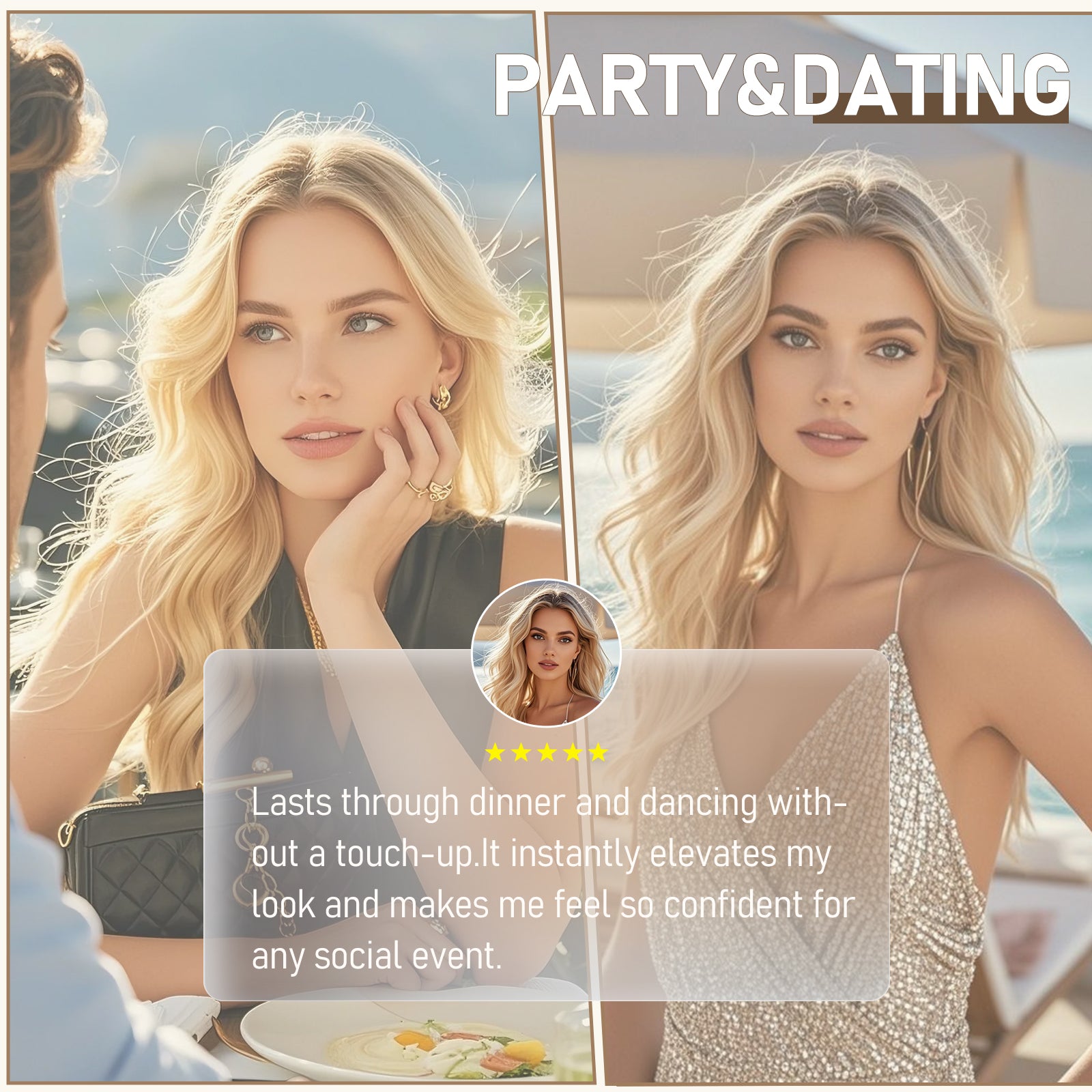 DNE Tape in Hair Extensions Real Human Hair 20Pcs/50g/Pack Seamless #27/613 Light Color Straight Invisible Double Sided Tape in Hair Extensions for Women/Girls Can Bleached and Curl