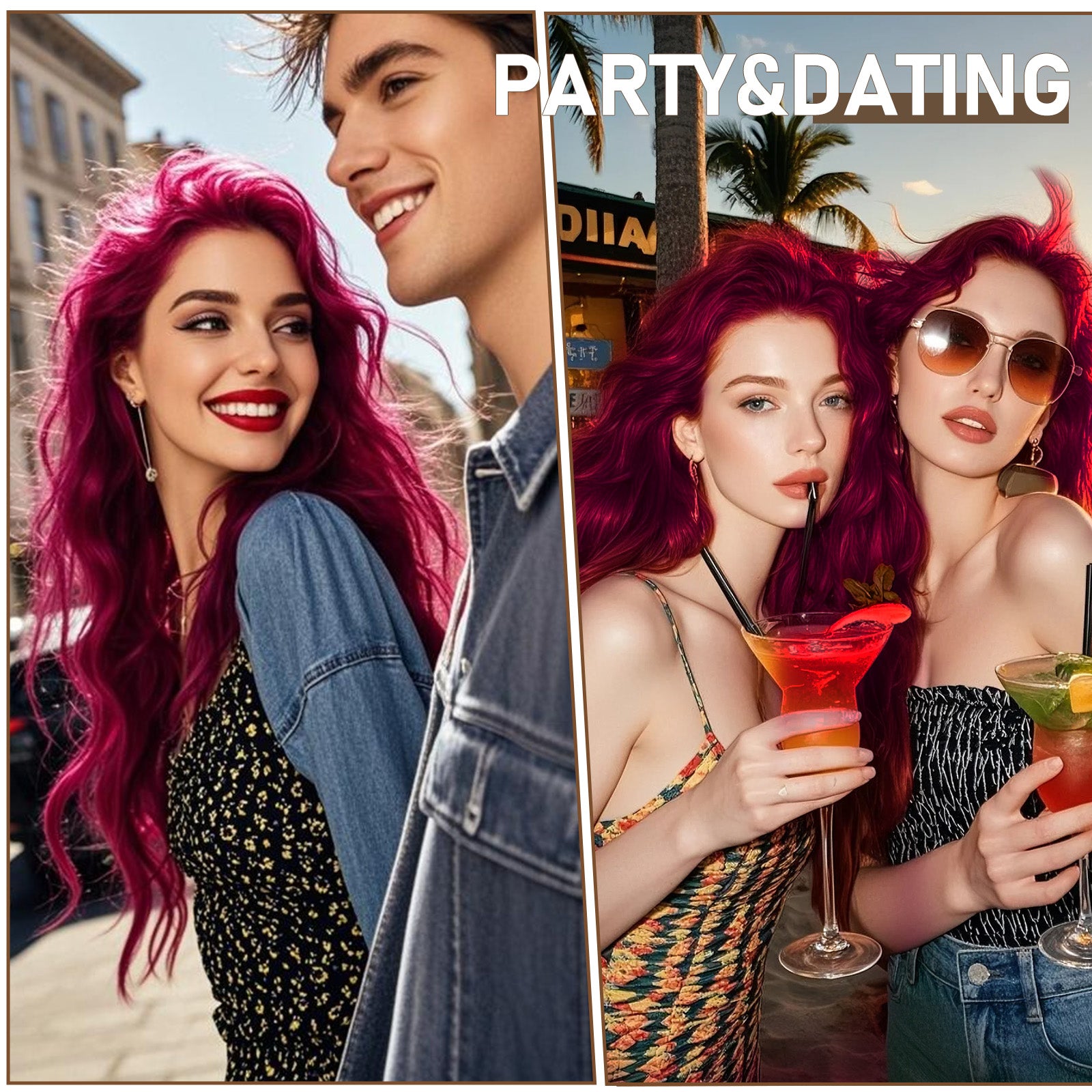 DNE Tape in Hair Extensions Real Human Hair 20Pcs/50g/Pack Seamless #99j Wine Red Dark Color Straight Invisible Double Sided Tape in Hair Extensions for Women/Girls (#99J)