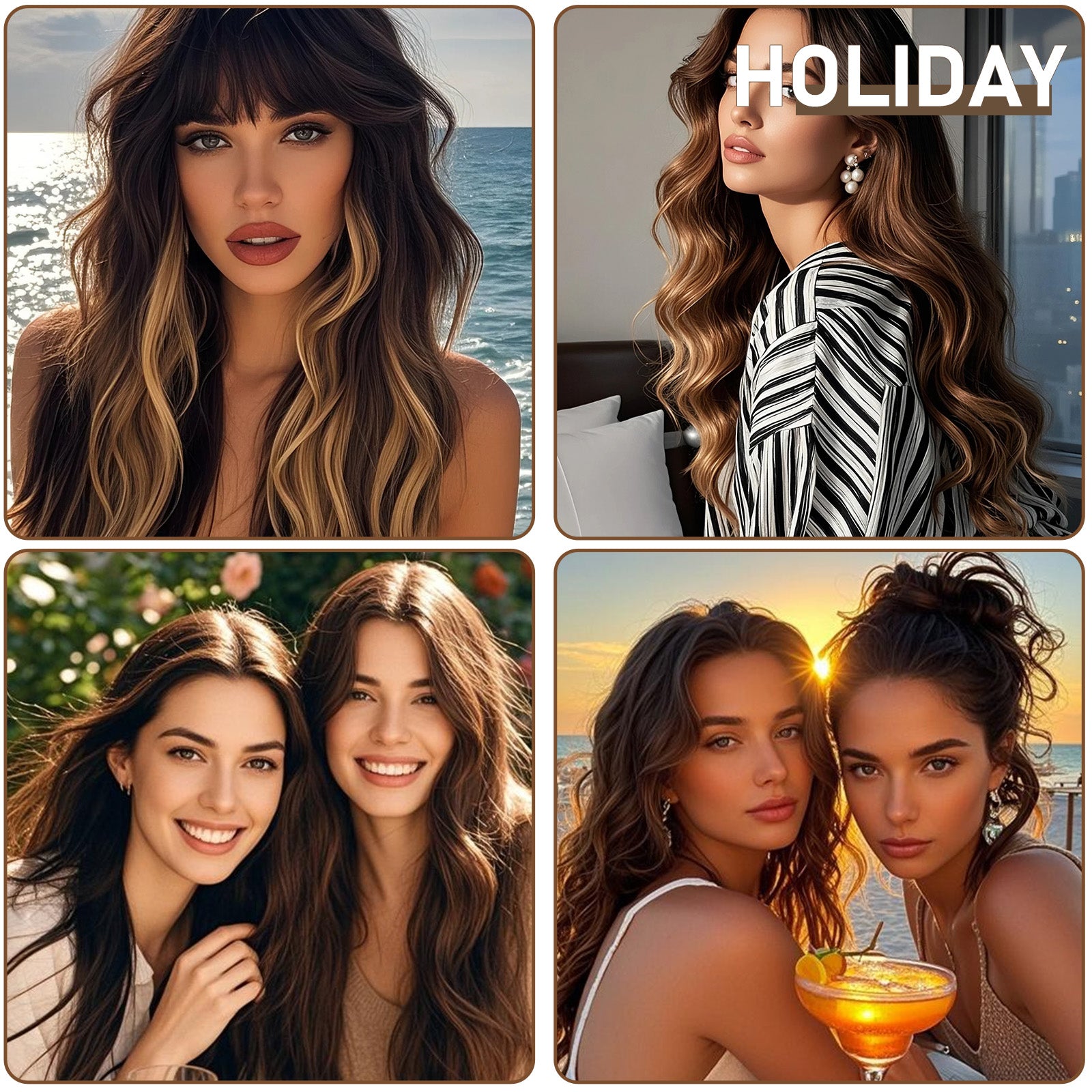 DNE Tape in Hair Extensions Real Human Hair 20Pcs/50g/Pack Seamless Dark Brown to Chestnut Brown#T2-P2/6 Straight Invisible Double Sided Tape in Hair Extensions for Women/Girls