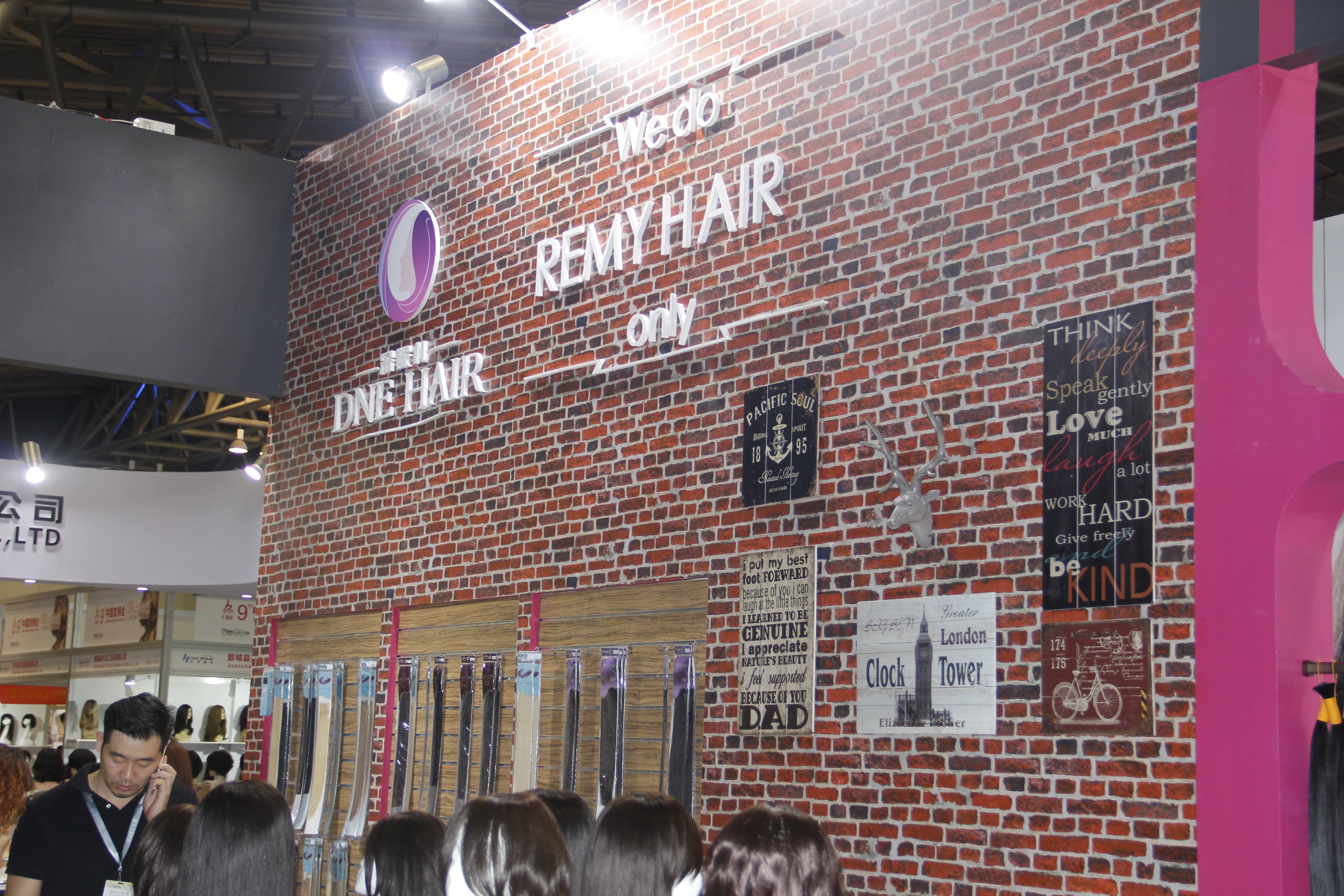 DNE hair booth display