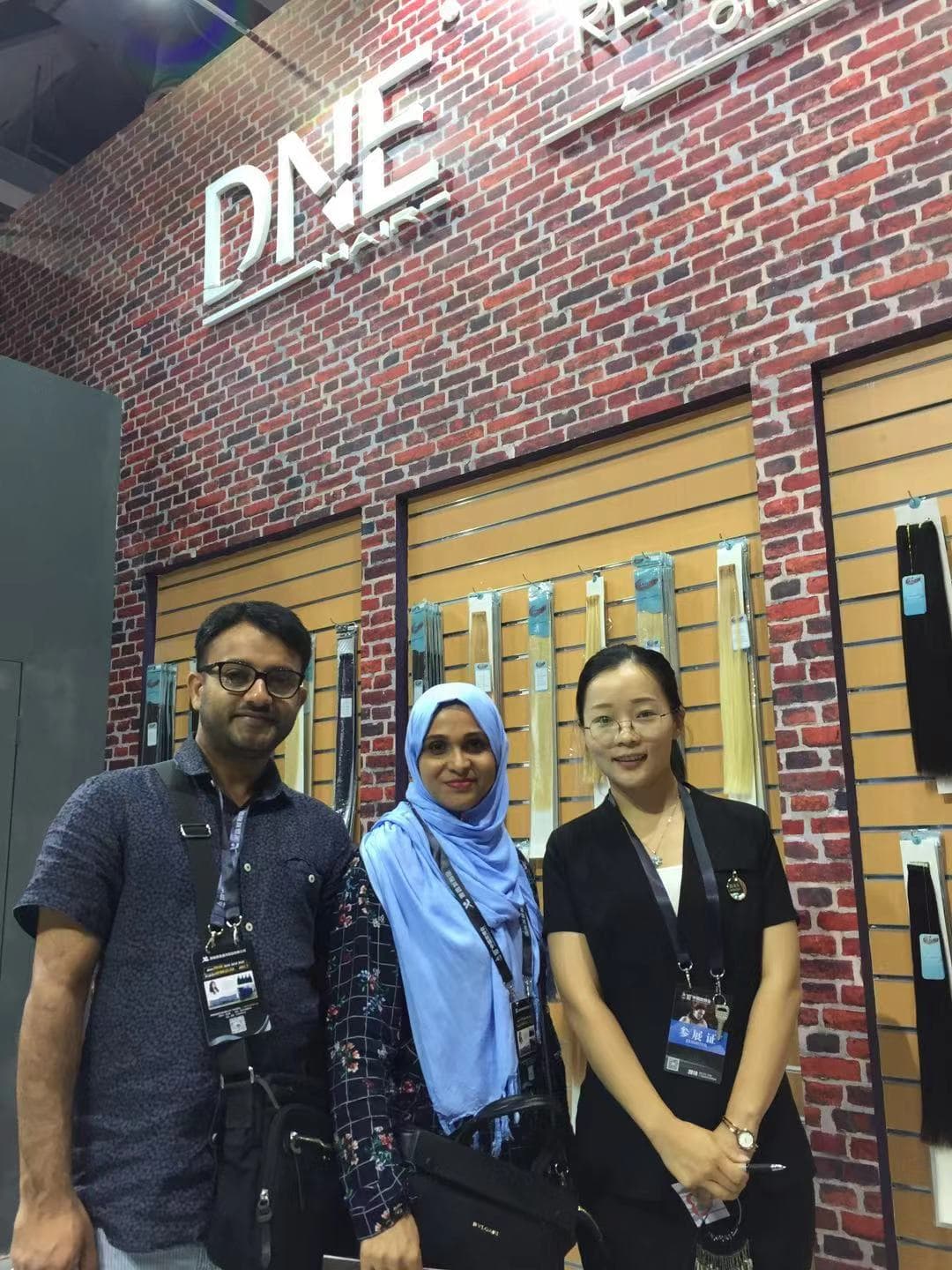 DNE hair customer service with our customer