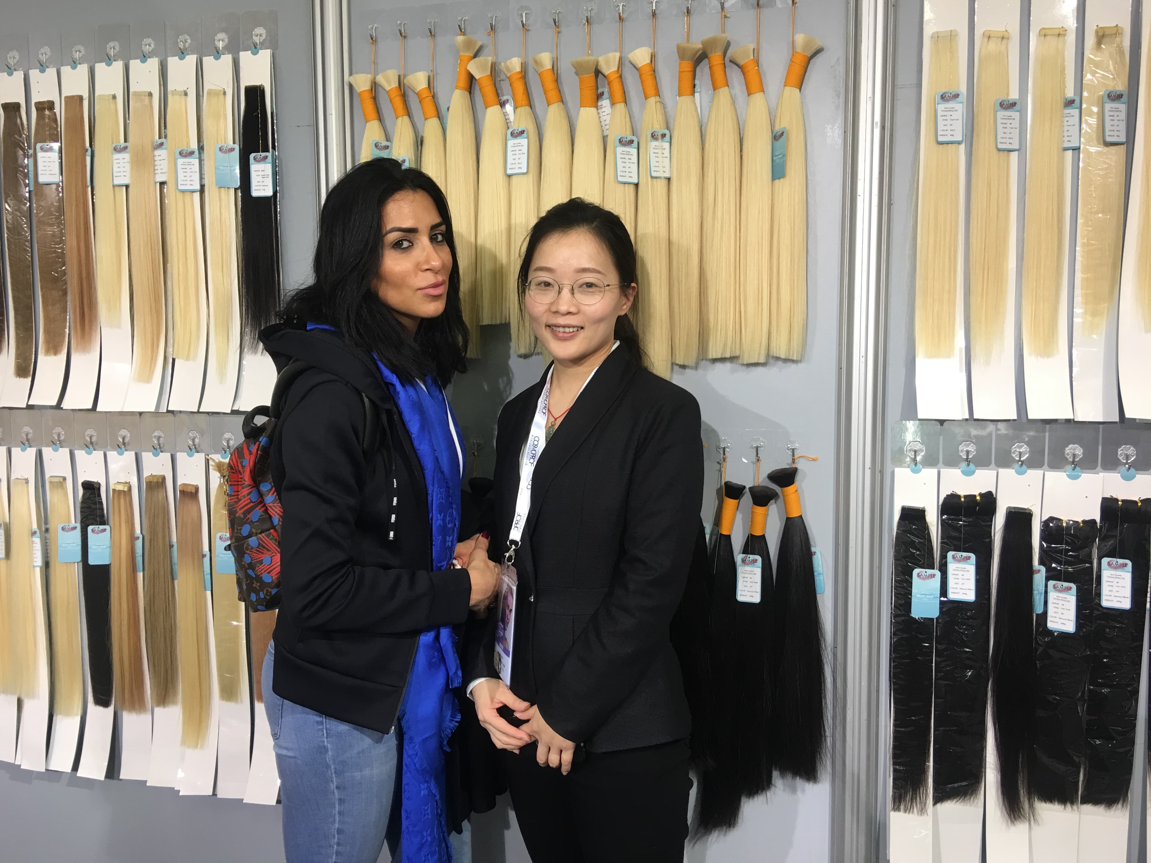 DNE hair customer service with our customer