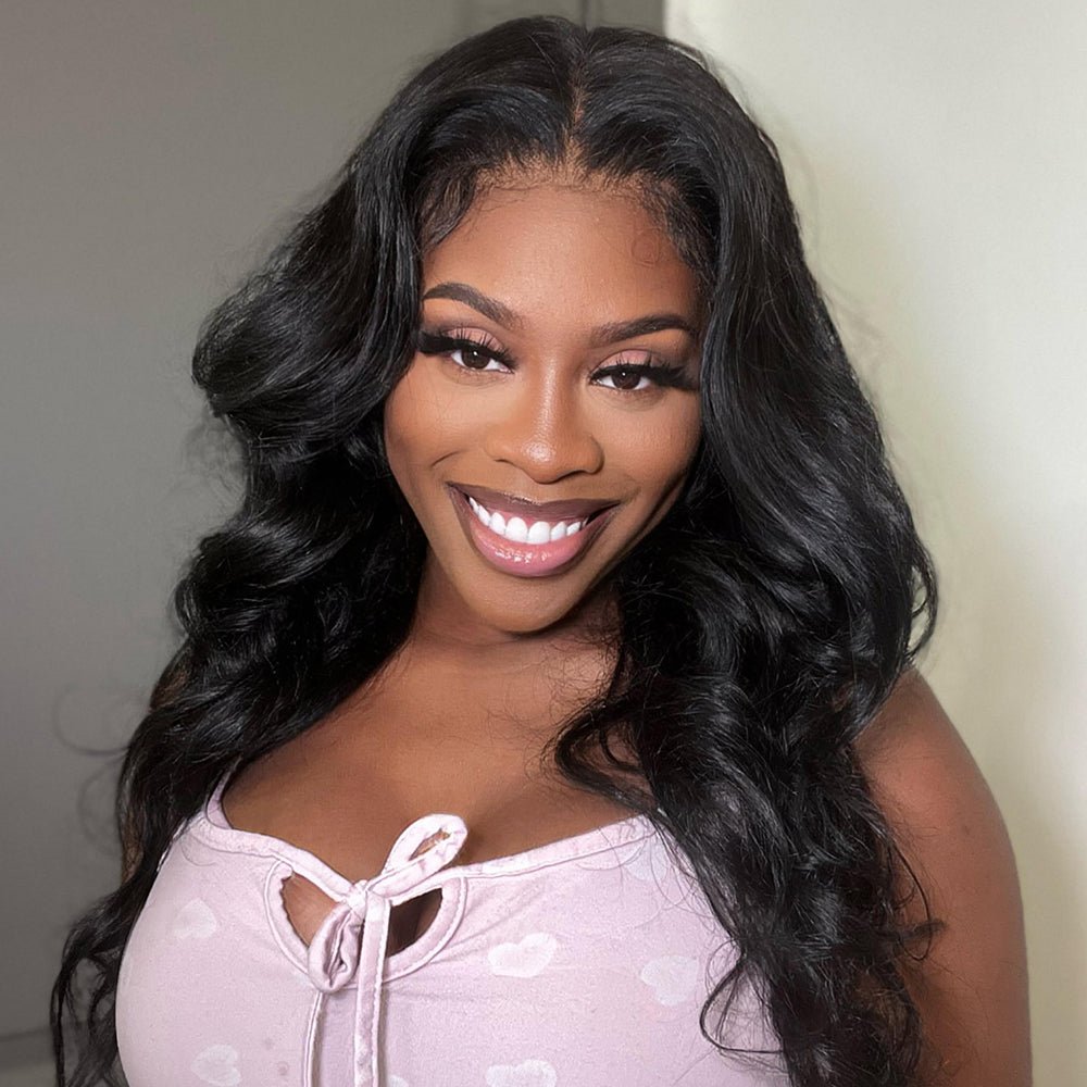 DNE Hair tiktok sarabesnackin influencers wear 26 inch body wave lace front wigs