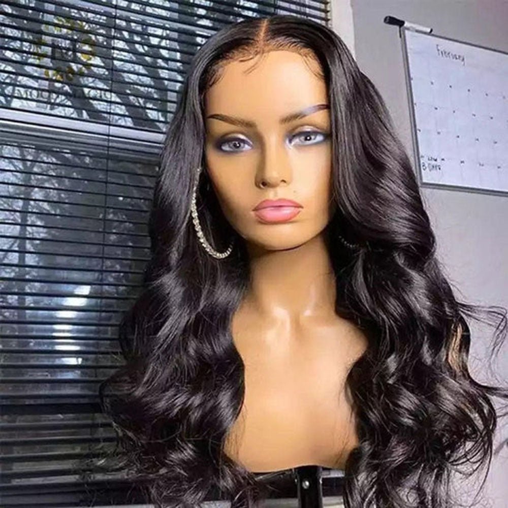 DNE Hair Body Wave T Part Wig 13x4x1 Lace Front Wigs Human Hair for Women HD Lace Wig Model Front Show
