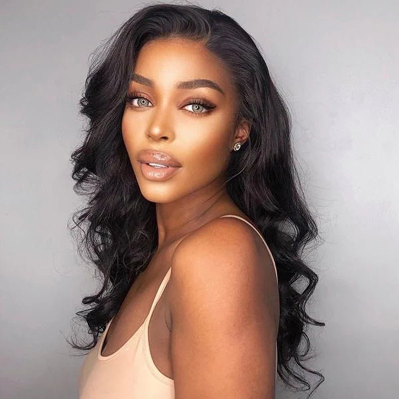 Body Wave Lace Closure Wig Human Hair Wigs for Women 22 inch Influencers Left Side Show